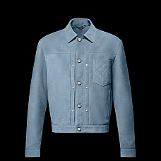 Louis Vuitton Suede Leather Type II Trucker Jacket Louis Vuitton Suede Leather Type II Trucker Jacket