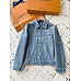 Louis Vuitton Suede Leather Type II Trucker Jacket