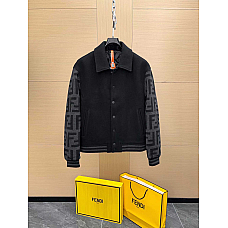 Fendi Men’s Wool Bomber Jacket