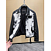 Givenchy Black & White Cowhide Leather Jacket