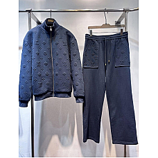 Louis Vuitton Embossed Monogram Jersey Tracksuit