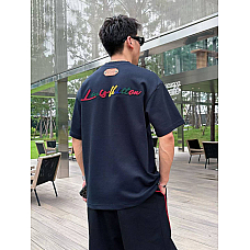 Louis Vuitton x Nigo Embroidered Mockneck Tee