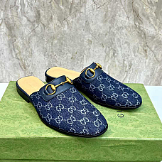 Gucci Princetown Horsebit Monogram Mule