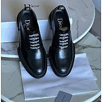 Dior Men’s Black Lace-Up Derby Shoes