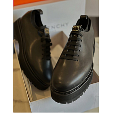 Givenchy Black Leather Lace-Up