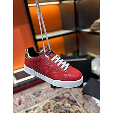 Dolce & Gabbana Portofino Sneakers in Calfskin Leather