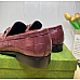 Gucci Horsebit Loafers in Burgundy Crocodile-Embossed Leather