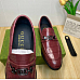 Gucci Horsebit Loafers in Burgundy Crocodile-Embossed Leather