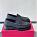 Ferragamo Felt Penny Loafer with Chunky Lugged Outsole
