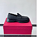 Ferragamo Felt Penny Loafer with Chunky Lugged Outsole