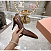 Miu Miu Brown Leather Pumps
