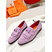 Hermès Royal Loafers in Purple Violet Suede
