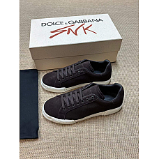 Dolce & Gabbana Suede Portofino Light Sneakers