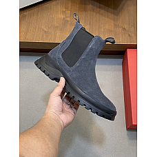 Ferragamo F Buckle Chelsea Boots Ferragamo F Buckle Chelsea Boots