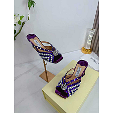 Jimmy Choo Heels with Crystal Straps