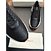 Santoni Easy Bounce Black Leather Sneaker