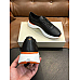 Santoni Easy Bounce Black Leather Sneaker