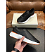 Santoni Easy Bounce Black Leather Sneaker