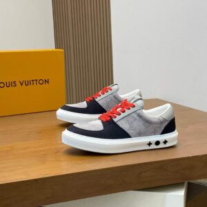 louis vuitton rivoli sneakers black and grey