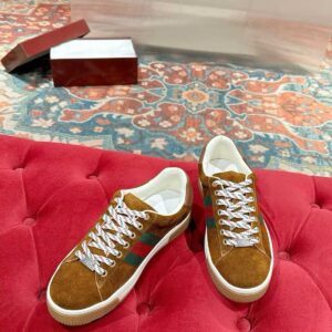 gucci men's ace trainers with web