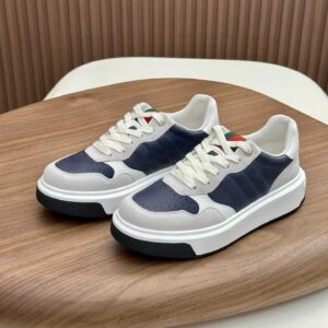 gucci re web leather sneakers