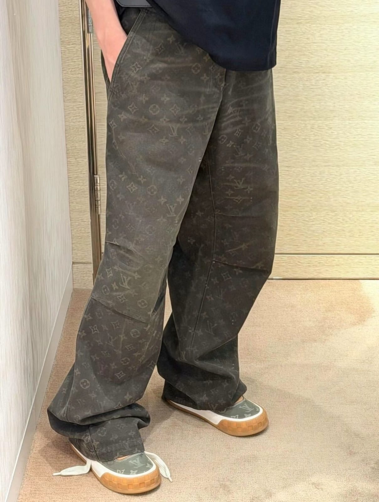louis vuitton monogram denim trousers – spring summer 2026 collection louis vuitton monogram denim trousers – spring summer 2026 collection