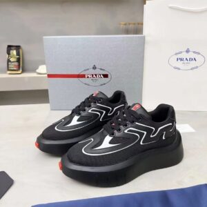 prada prax 01 re nylon runner sports triangle shoes