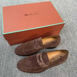 loro piana sergio suede loafers
