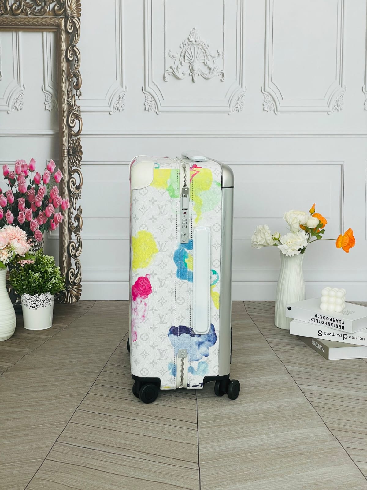 louis vuitton horizon 55 rolling luggage – monogram watercolor multicolor canvas louis vuitton horizon 55 rolling luggage – monogram watercolor multicolor canvas