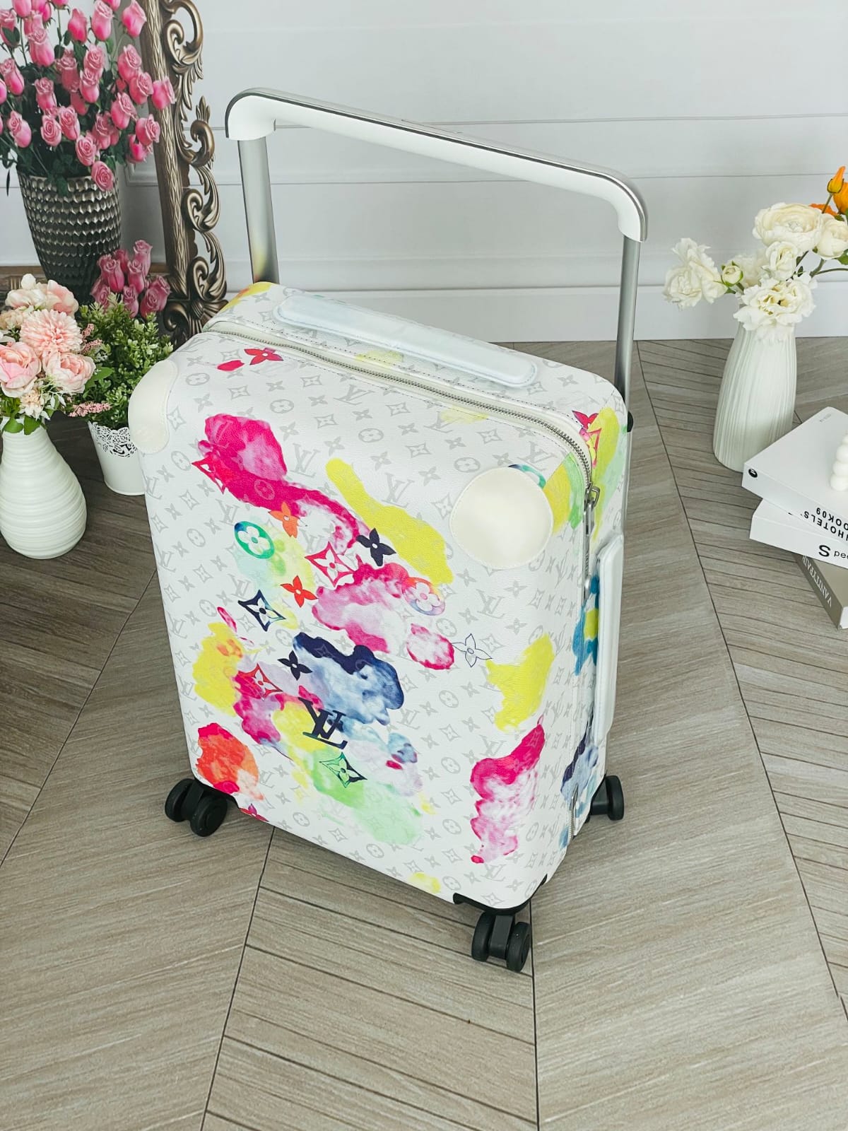 louis vuitton horizon 55 rolling luggage – monogram watercolor multicolor canvas louis vuitton horizon 55 rolling luggage – monogram watercolor multicolor canvas