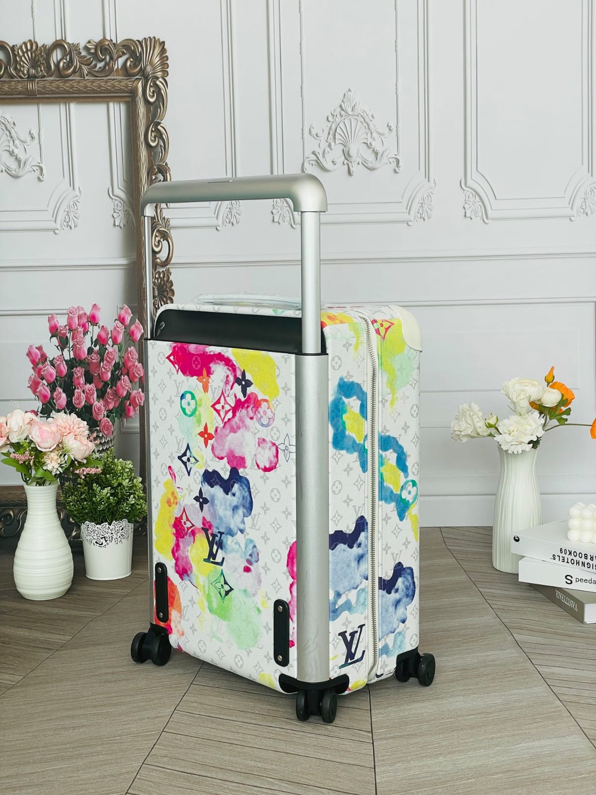 louis vuitton horizon 55 rolling luggage – monogram watercolor multicolor canvas louis vuitton horizon 55 rolling luggage – monogram watercolor multicolor canvas
