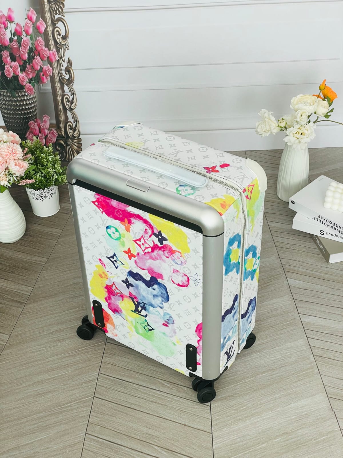 louis vuitton horizon 55 rolling luggage – monogram watercolor multicolor canvas louis vuitton horizon 55 rolling luggage – monogram watercolor multicolor canvas