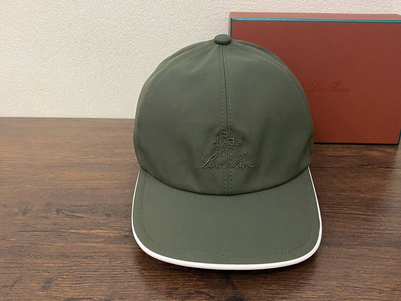 loro piana embroidered logo baseball cap loro piana embroidered logo baseball cap