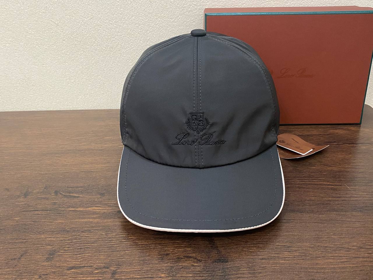 loro piana embroidered logo baseball cap loro piana embroidered logo baseball cap