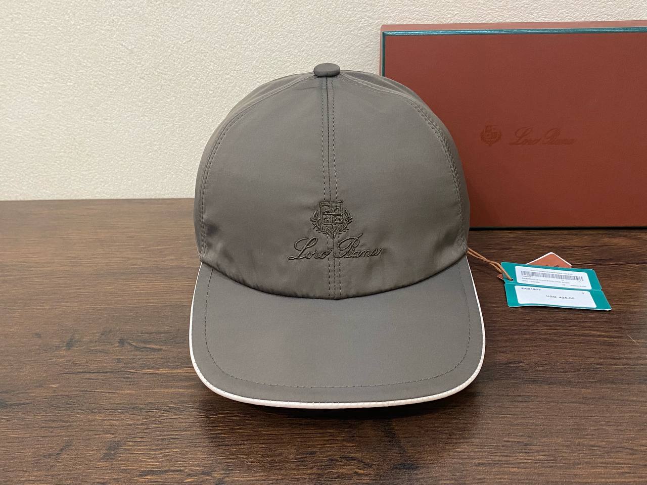 loro piana embroidered logo baseball cap loro piana embroidered logo baseball cap