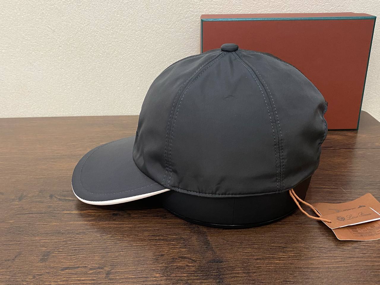 loro piana embroidered logo baseball cap loro piana embroidered logo baseball cap