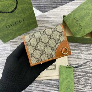 gucci gg supreme canvas mini wallet
