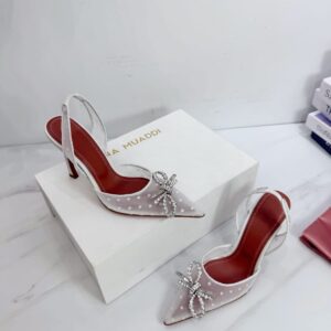 amina muaddi rosie glass slingback pumps