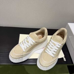 chloé nama wedge sneakers